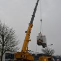 Hijsen CNC houtbewerkingscentrum.
