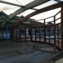 Opbouw strandpaviljoen.
